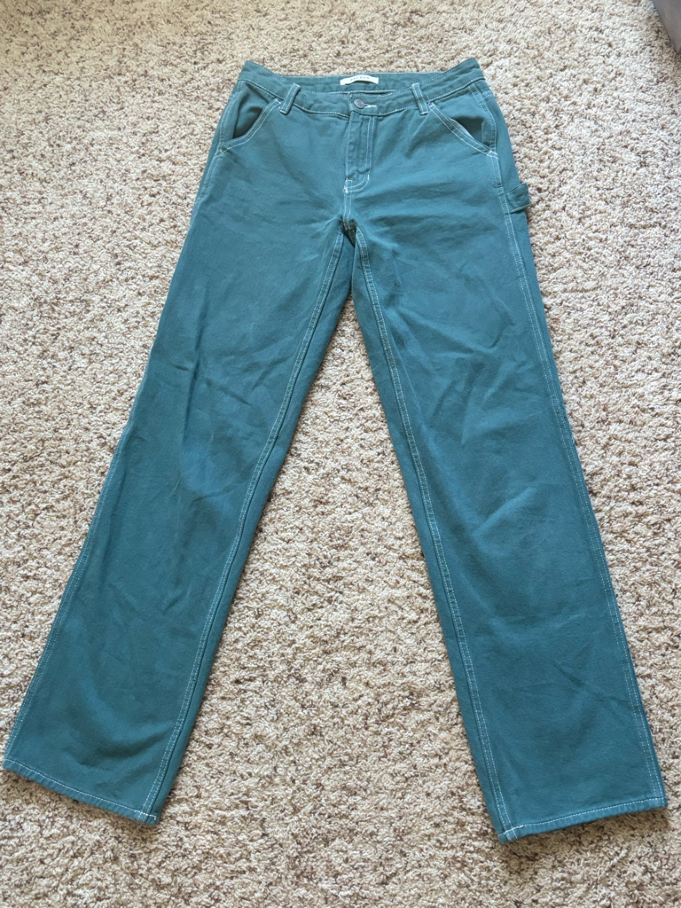 Pacsun Teal Green Skinny Jeans